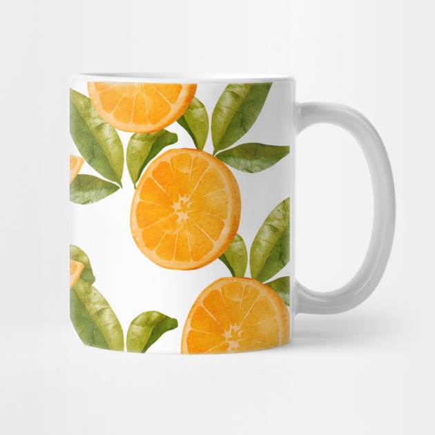 orange pattern by MutchiDesign